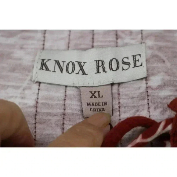 Knox Rose Tiered Hi-Lo Boho Dress-New w/Tags-Size XL - Picture 2 of 9